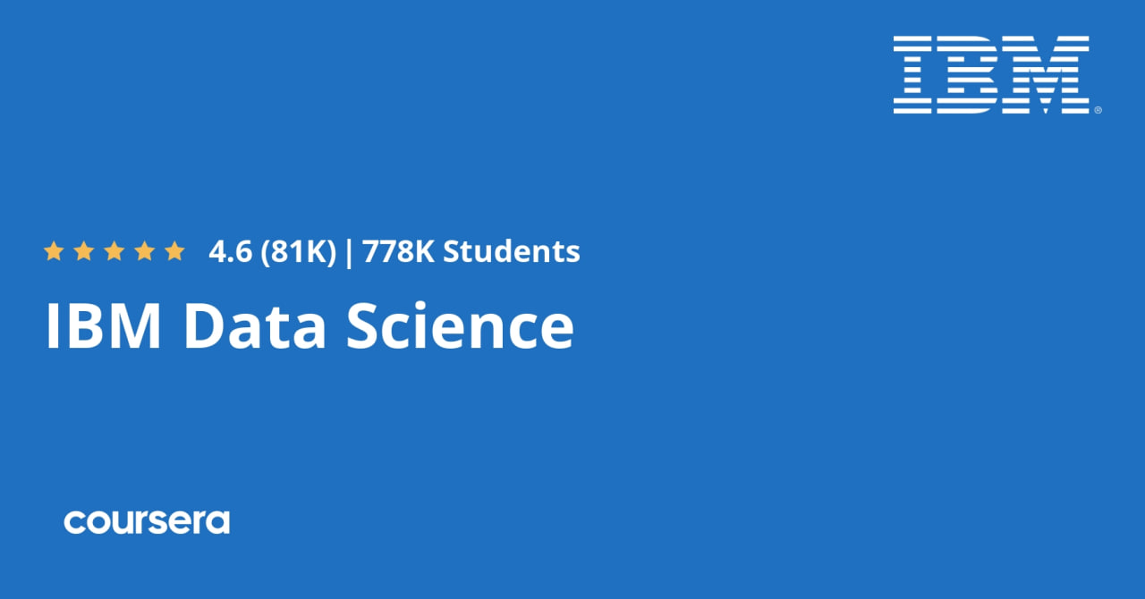 IBM Data Science Certificate Coursera